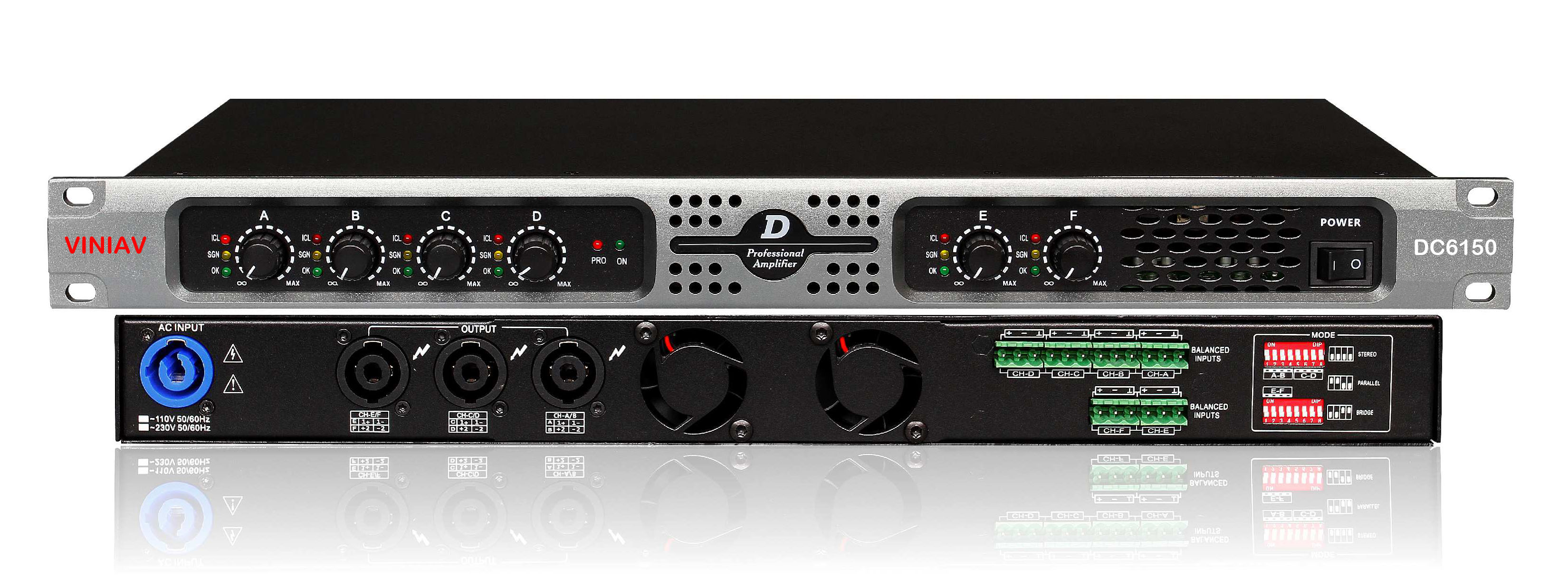 VINIAV威尼DC6150多通道數(shù)字功放機(jī) VINIAV威尼DC6150多通道數(shù)字功放機(jī)